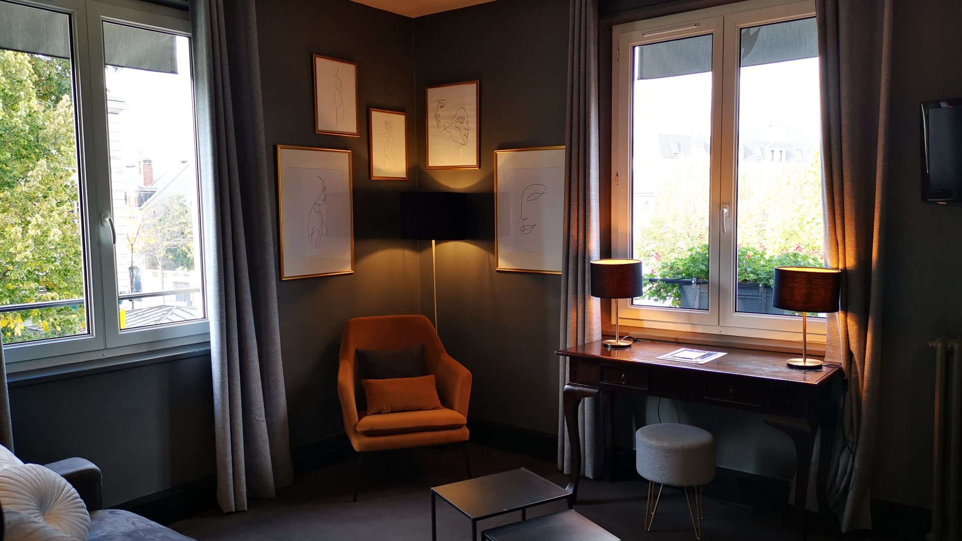 Salon avec vue